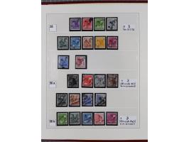 1948, sehr reichhaltige fast ausschließlich postfrische Material-Sammlung des Bezirk 3 mit vielen hunderten Marken sauber sor