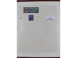 1948, sehr reichhaltige fast ausschließlich postfrische Material-Sammlung des Bezirk 3 mit vielen hunderten Marken sauber sor