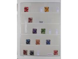 1948, sehr reichhaltige fast ausschließlich postfrische Material-Sammlung des Bezirk 3 mit vielen hunderten Marken sauber sor