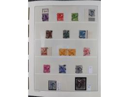 1948, sehr reichhaltige fast ausschließlich postfrische Material-Sammlung des Bezirk 3 mit vielen hunderten Marken sauber sor