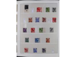 1948, sehr reichhaltige fast ausschließlich postfrische Material-Sammlung des Bezirk 3 mit vielen hunderten Marken sauber sor