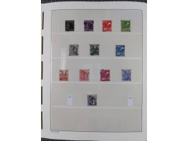 1948, sehr reichhaltige fast ausschließlich postfrische Material-Sammlung des Bezirk 3 mit vielen hunderten Marken sauber sor