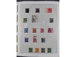 1948, sehr reichhaltige fast ausschließlich postfrische Material-Sammlung des Bezirk 3 mit vielen hunderten Marken sauber sor