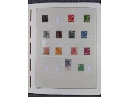 1948, sehr reichhaltige fast ausschließlich postfrische Material-Sammlung des Bezirk 3 mit vielen hunderten Marken sauber sor