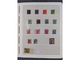 1948, sehr reichhaltige fast ausschließlich postfrische Material-Sammlung des Bezirk 3 mit vielen hunderten Marken sauber sor