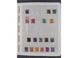 1948, sehr reichhaltige fast ausschließlich postfrische Material-Sammlung des Bezirk 3 mit vielen hunderten Marken sauber sor