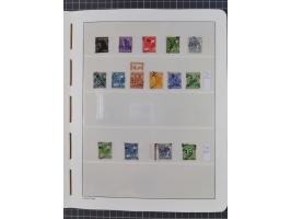 1948, sehr reichhaltige fast ausschließlich postfrische Material-Sammlung des Bezirk 3 mit vielen hunderten Marken sauber sor