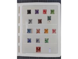 1948, sehr reichhaltige fast ausschließlich postfrische Material-Sammlung des Bezirk 3 mit vielen hunderten Marken sauber sor