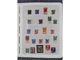 1948, sehr reichhaltige fast ausschließlich postfrische Material-Sammlung des Bezirk 3 mit vielen hunderten Marken sauber sor