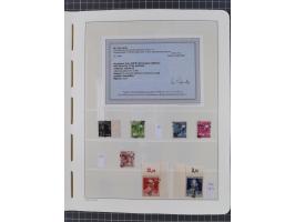 1948, sehr reichhaltige fast ausschließlich postfrische Material-Sammlung des Bezirk 3 mit vielen hunderten Marken sauber sor