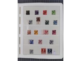 1948, sehr reichhaltige fast ausschließlich postfrische Material-Sammlung des Bezirk 3 mit vielen hunderten Marken sauber sor