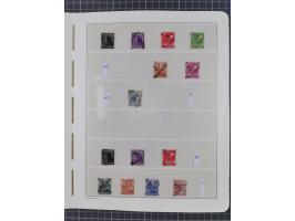 1948, sehr reichhaltige fast ausschließlich postfrische Material-Sammlung des Bezirk 3 mit vielen hunderten Marken sauber sor