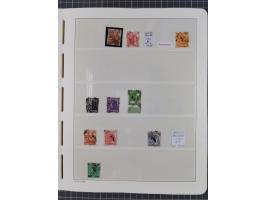 1948, sehr reichhaltige fast ausschließlich postfrische Material-Sammlung des Bezirk 3 mit vielen hunderten Marken sauber sor