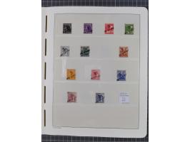 1948, sehr reichhaltige fast ausschließlich postfrische Material-Sammlung des Bezirk 3 mit vielen hunderten Marken sauber sor