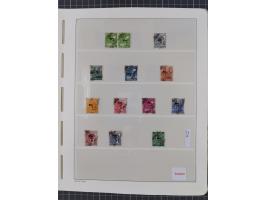 1948, sehr reichhaltige fast ausschließlich postfrische Material-Sammlung des Bezirk 3 mit vielen hunderten Marken sauber sor