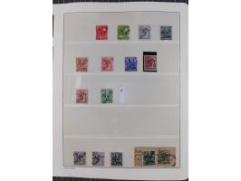 1948, sehr reichhaltige fast ausschließlich postfrische Material-Sammlung des Bezirk 3 mit vielen hunderten Marken sauber sor