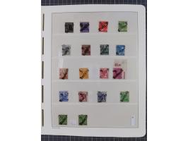 1948, sehr reichhaltige fast ausschließlich postfrische Material-Sammlung des Bezirk 3 mit vielen hunderten Marken sauber sor