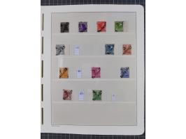 1948, sehr reichhaltige fast ausschließlich postfrische Material-Sammlung des Bezirk 3 mit vielen hunderten Marken sauber sor