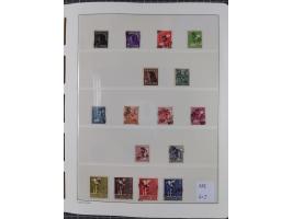 1948, sehr reichhaltige fast ausschließlich postfrische Material-Sammlung des Bezirk 3 mit vielen hunderten Marken sauber sor