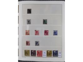 1948, sehr reichhaltige fast ausschließlich postfrische Material-Sammlung des Bezirk 3 mit vielen hunderten Marken sauber sor