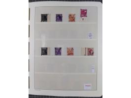 1948, sehr reichhaltige fast ausschließlich postfrische Material-Sammlung des Bezirk 3 mit vielen hunderten Marken sauber sor