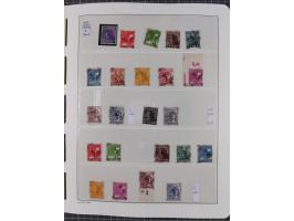 1948, sehr reichhaltige fast ausschließlich postfrische Material-Sammlung des Bezirk 3 mit vielen hunderten Marken sauber sor
