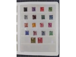 1948, sehr reichhaltige fast ausschließlich postfrische Material-Sammlung des Bezirk 3 mit vielen hunderten Marken sauber sor