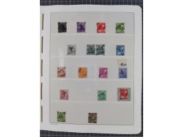 1948, sehr reichhaltige fast ausschließlich postfrische Material-Sammlung des Bezirk 3 mit vielen hunderten Marken sauber sor