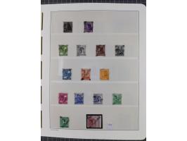 1948, sehr reichhaltige fast ausschließlich postfrische Material-Sammlung des Bezirk 3 mit vielen hunderten Marken sauber sor