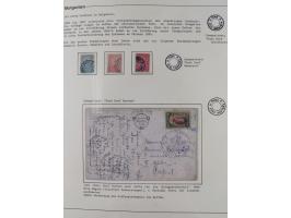 1906/38, RURAL POSTS, specialized collection with 71 covers and cards, showing a fine array of postmarks with many fine strik