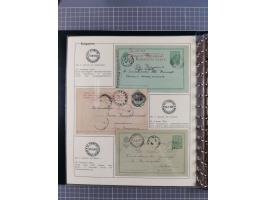 1906/38, RURAL POSTS, specialized collection with 71 covers and cards, showing a fine array of postmarks with many fine strik