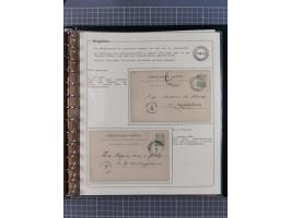 1906/38, RURAL POSTS, specialized collection with 71 covers and cards, showing a fine array of postmarks with many fine strik