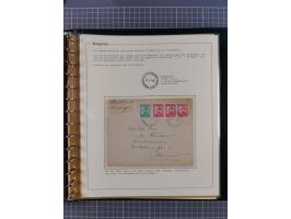 1906/38, RURAL POSTS, specialized collection with 71 covers and cards, showing a fine array of postmarks with many fine strik