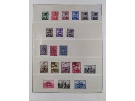 1941/43 (ca.), mint never hinged/unused and used collection with 21 covers, including German Occupation of Montenegro and Zar