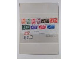 1941/43 (ca.), mint never hinged/unused and used collection with 21 covers, including German Occupation of Montenegro and Zar