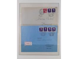 1941/43 (ca.), mint never hinged/unused and used collection with 21 covers, including German Occupation of Montenegro and Zar