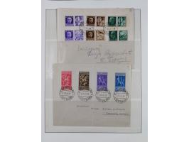 1941/43 (ca.), mint never hinged/unused and used collection with 21 covers, including German Occupation of Montenegro and Zar