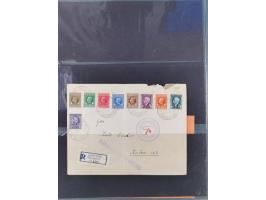 1941/43 (ca.), mint never hinged/unused and used collection with 21 covers, including German Occupation of Montenegro and Zar