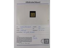 1981/1920, postfrische Sammlung aus Abobezug, dabei einige bessere Ausgaben Bayern, Bergedorf und Thurn und Taxis, gute Erhal