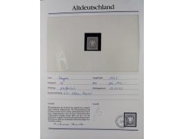 1981/1920, postfrische Sammlung aus Abobezug, dabei einige bessere Ausgaben Bayern, Bergedorf und Thurn und Taxis, gute Erhal