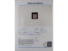 1981/1920, postfrische Sammlung aus Abobezug, dabei einige bessere Ausgaben Bayern, Bergedorf und Thurn und Taxis, gute Erhal