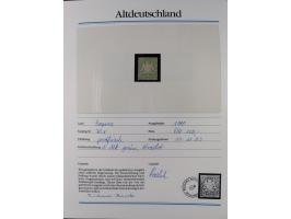 1981/1920, postfrische Sammlung aus Abobezug, dabei einige bessere Ausgaben Bayern, Bergedorf und Thurn und Taxis, gute Erhal