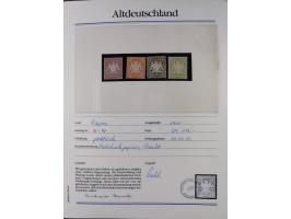 1981/1920, postfrische Sammlung aus Abobezug, dabei einige bessere Ausgaben Bayern, Bergedorf und Thurn und Taxis, gute Erhal