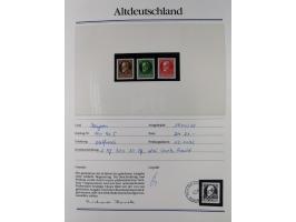 1981/1920, postfrische Sammlung aus Abobezug, dabei einige bessere Ausgaben Bayern, Bergedorf und Thurn und Taxis, gute Erhal