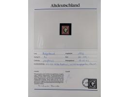 1981/1920, postfrische Sammlung aus Abobezug, dabei einige bessere Ausgaben Bayern, Bergedorf und Thurn und Taxis, gute Erhal