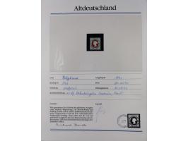 1981/1920, postfrische Sammlung aus Abobezug, dabei einige bessere Ausgaben Bayern, Bergedorf und Thurn und Taxis, gute Erhal