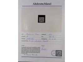 1981/1920, postfrische Sammlung aus Abobezug, dabei einige bessere Ausgaben Bayern, Bergedorf und Thurn und Taxis, gute Erhal