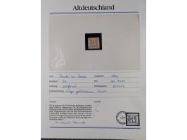 1981/1920, postfrische Sammlung aus Abobezug, dabei einige bessere Ausgaben Bayern, Bergedorf und Thurn und Taxis, gute Erhal