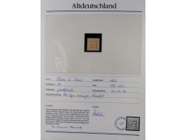 1981/1920, postfrische Sammlung aus Abobezug, dabei einige bessere Ausgaben Bayern, Bergedorf und Thurn und Taxis, gute Erhal