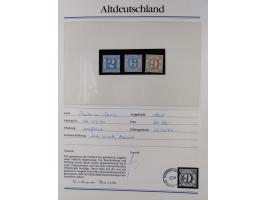 1981/1920, postfrische Sammlung aus Abobezug, dabei einige bessere Ausgaben Bayern, Bergedorf und Thurn und Taxis, gute Erhal